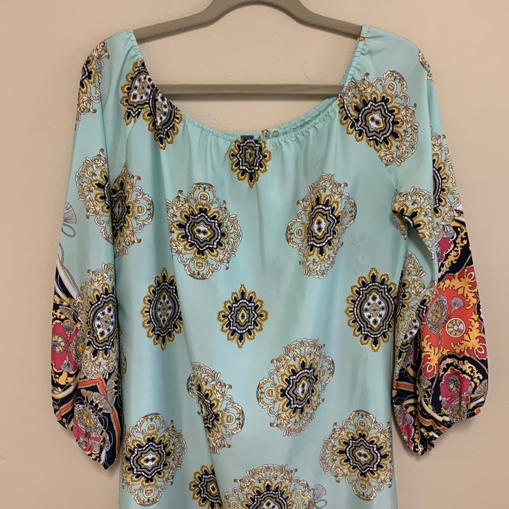 FashIonomics  geometric print dress